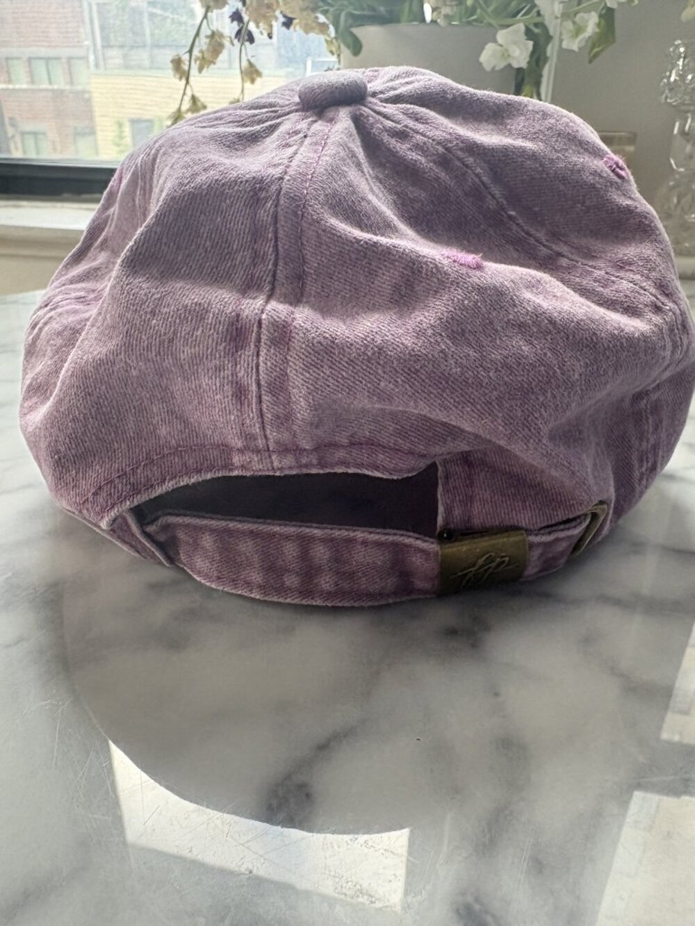 FP Movement Blooming Buti Baseball Cap Mauve Purple Embroidered - Picture 3 of 5